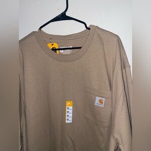 NWT Carhartt Men's Loose Fit Heavyweighted Logo Pocket Tee